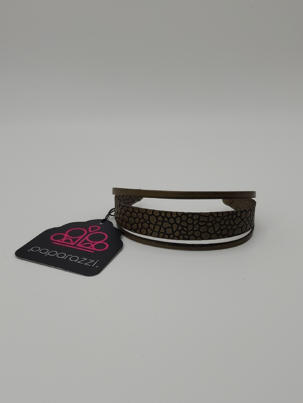 Paparazzi Crocodile Print Cuff Bracelet (BC023)